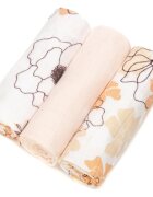 T-Tomi BIO Bamboo Diapers mosható pelenkák Flowers 70x70 cm 3 db