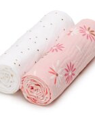 T-Tomi BIO Muslin Diapers mosható pelenkák Lily 65x65 cm 2 db
