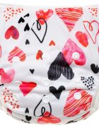 T-Tomi Diaper Swimwear Hearts mosható úszópelenkák 5-12 kg 1 db