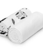 T-Tomi TETRA Cloth Towels EXCLUSIVE COLLECTION törölköző Owls 90x100 cm 2 db