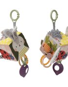 Taf Toys Activity Cube Urban Garden kontrasztos függőjáték rágókával 1 db