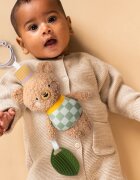 Taf Toys Activity Toy Brendon the Bear kontrasztos függőjáték rágókával 1 db