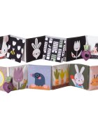 Taf Toys Pram Book Urban Garden kontrasztos fejlesztő könyv 1 db