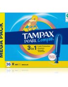 Tampax Pearl Compak Regular tamponok applikátorral 36 db