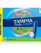 Tampax Pearl Compak Super tamponok applikátorral 36 db