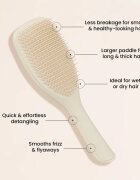 Tangle Teezer Large Ultimate Detangler Vanilla nagy lapos hajkefe nedves hajra Vanilla 1 db