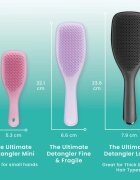 Tangle Teezer The Ultimate Detangler Fine & Fragile lapos kefe a törékeny hajra Hypnotic Heather 1 db