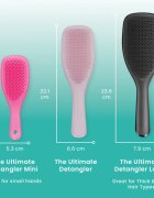 Tangle Teezer The Ultimate Detangler Mini lapos kefe minden hajtípusra Runway Pink 1 db