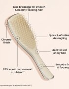 Tangle Teezer Ultimate Detangler Chrome lapos kefe egyenes és göndör hajra Neo Gold 1 db