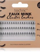Technic Cosmetics Faux Mink Cluster Lashes műszempillák ragasztóval 54 db