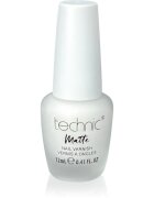 Technic Cosmetics Matte Nail Varnish hosszantartó körömlakk matt hatással árnyalat White 12 ml