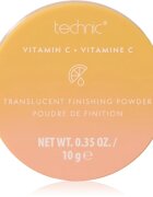 Technic Cosmetics Vitamin C bőrvilágosító könnyed és természetes hatású púder 10 g