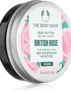 The Body Shop British Rose Body Butter testvaj rózsa illattal 50 ml
