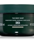 The Body Shop Shea Body Scrub cukros test peeling bambuszvajjal 250 ml