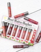theBalm Meet Matt(e) Hughes Mini Kit San Francisco folyékony rúzs szett a hosszan tartó hatásért 6 db
