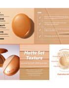 TIRTIR Mask Fit AI Filter Cushion Mini tartós alapozó sminkszivaccsal matt hatással árnyalat 15C Fair Porcelain 4.5 g