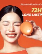 TIRTIR Mask Fit AI Filter Cushion tartós alapozó sminkszivaccsal matt hatással árnyalat 13N Fair Ivory 18 g