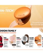 TIRTIR Mask Fit AI Filter Cushion tartós alapozó sminkszivaccsal matt hatással árnyalat 21C Cool Ivory 18 g