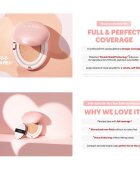 TIRTIR Mask Fit All Cover Cushion Mini mattító make-up szivaccsal árnyalat 21N Ivory 4.5 g