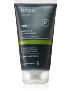 Tołpa Dermo Men Pure arclemosó gél aktív szénnel 150 ml