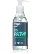 Tołpa Men tisztító gél az arcbőrre zöld teával uraknak 195 ml