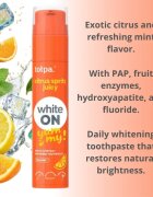 Tołpa On White Yummy fehérítő fogkrém íz Citrus Spritz 60 g
