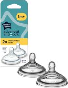 Tommee Tippee Advanced Anti-Colic etetőcumi Medium Flow 3m+ 2 db