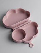 Tommee Tippee EasiStick™ Silicone Foldable Plate uzsonnás doboz 4m+ Pink 1 db