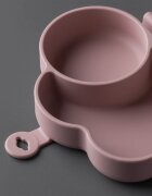 Tommee Tippee EasiStick™ Silicone Foldable Plate uzsonnás doboz 4m+ Pink 1 db