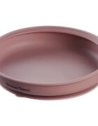Tommee Tippee EasiStick™ Silicone Weaning Plate tányér tapadókoronggal 4m+ Pink 1 db