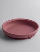 Tommee Tippee EasiStick™ Silicone Weaning Plate tányér tapadókoronggal 4m+ Pink 1 db