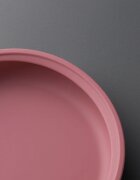 Tommee Tippee EasiStick™ Silicone Weaning Plate tányér tapadókoronggal 4m+ Pink 1 db