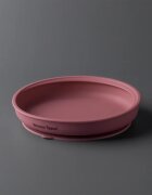 Tommee Tippee EasiStick™ Silicone Weaning Plate tányér tapadókoronggal 4m+ Pink 1 db