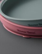 Tommee Tippee EasiStick™ Silicone Weaning Plate tányér tapadókoronggal 4m+ Pink 1 db