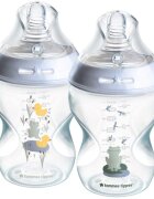 Tommee Tippee Natural Start Anti-Colic cumisüveg Slow Flow 0m+ Frog 2x260 ml