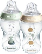 Tommee Tippee Natural Start Anti-Colic önsterilizáló cumisüveg Nature Medium Flow 3 m+ 2x340 ml