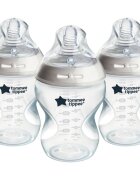 Tommee Tippee Natural Start Anti-Colic önsterilizáló cumisüveg Slow Flow 0m+ 3x260 ml