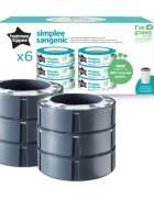 Tommee Tippee Simplee tartalék kazetta 6 db