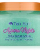 Tree Hut Shea Sugar Scrub Aurora Nights cukros peeling bambuszvajjal 510 g