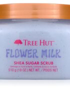 Tree Hut Shea Sugar Scrub Flower Milk cukros test peeling 510 g