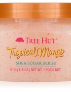 Tree Hut Shea Sugar Scrub Tropical Mango cukros peeling bambuszvajjal 510 g