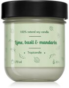 Tropicandle Lime Basil & Mandarin illatgyertya 170 ml