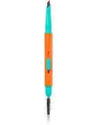 Trouble Maker Feral Brow Blade szemöldök ceruza 2in1 kefével árnyalat Dark Brown 0.12 g