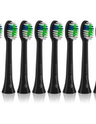 TrueLife SonicBrush Compact Black Standard csere fejek a fogkeféhez SonicBrush Compact-series Black 8 db