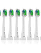 TrueLife SonicBrush Compact White Standard csere fejek a fogkeféhez SonicBrush Compact-series White 8 db