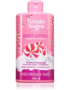 Tulipán Negro Kiss Fresa Y Nata testápoló tej 400 ml