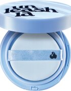 Unleashia Babe Skin Baby Blue Cushion tartós alapozó sminkszivaccsal SPF 40 árnyalat 21N Fluffy 15 g