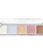 Unleashia Mood Shower Face Palette szemhéjfesték és élénkítő paletta gyöngyházfényű árnyalat NO.101 Ballerino 1 db