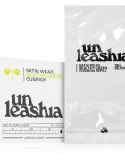 Unleashia Satin Wear Healthy Green Cushion Refill tartós alapozó sminkszivaccsal utántöltő árnyalat 18C Seashell 15 g