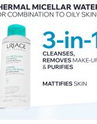 Uriage Hygiène Thermal Micellar Water - Combination to Oily Skin micellás víz normál és száraz érzékeny bőrre kombinált és zsíros bőrre 500 ml